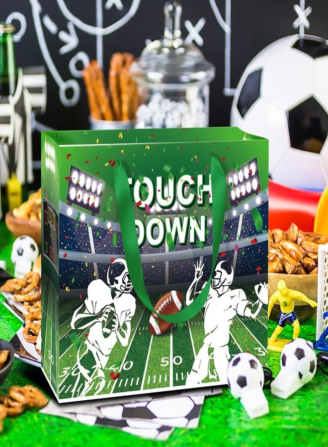 MUNILAIL 13 Inches Football Gift Bag Large Gift Bag with Handle Tissue Paper and Greeting Card for Birthday Baby Shower Football Themed Party Large Paper Gift Bag - Image 5